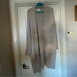 Comfy beige duster cardigan - EUC Old Navy size Large